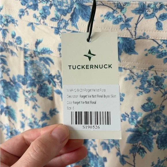 Tuckernuck Brynn Skirt- Forget Me Not Floral - Picture 3 of 3